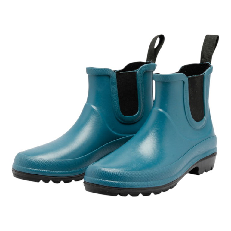 Grand Step Shoes Gummistiefel Vickie (Chelseaboot aus Naturkautschuk) petrol Damen